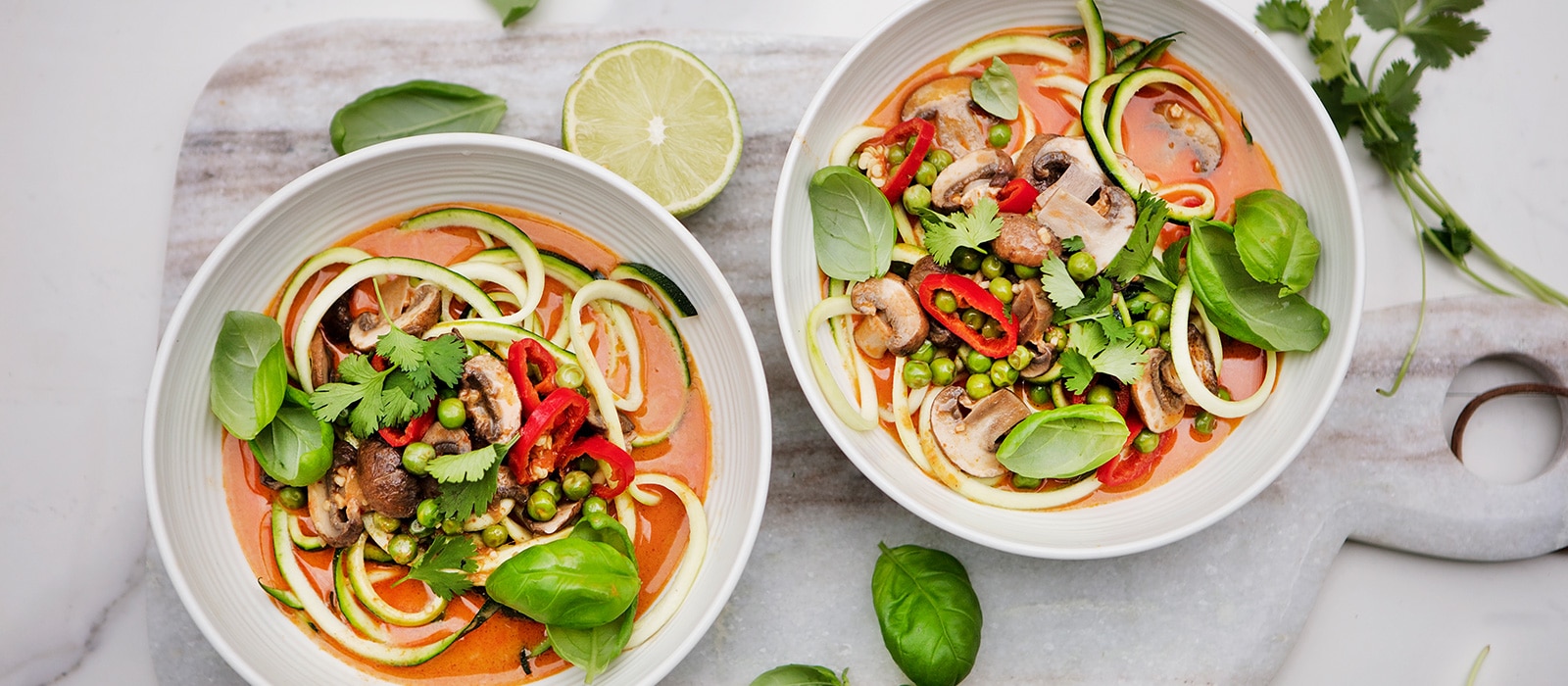 Red Curry Zucchini Noodles