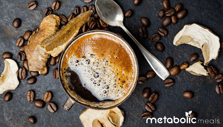Mushroom coffee that helps metabolism. 