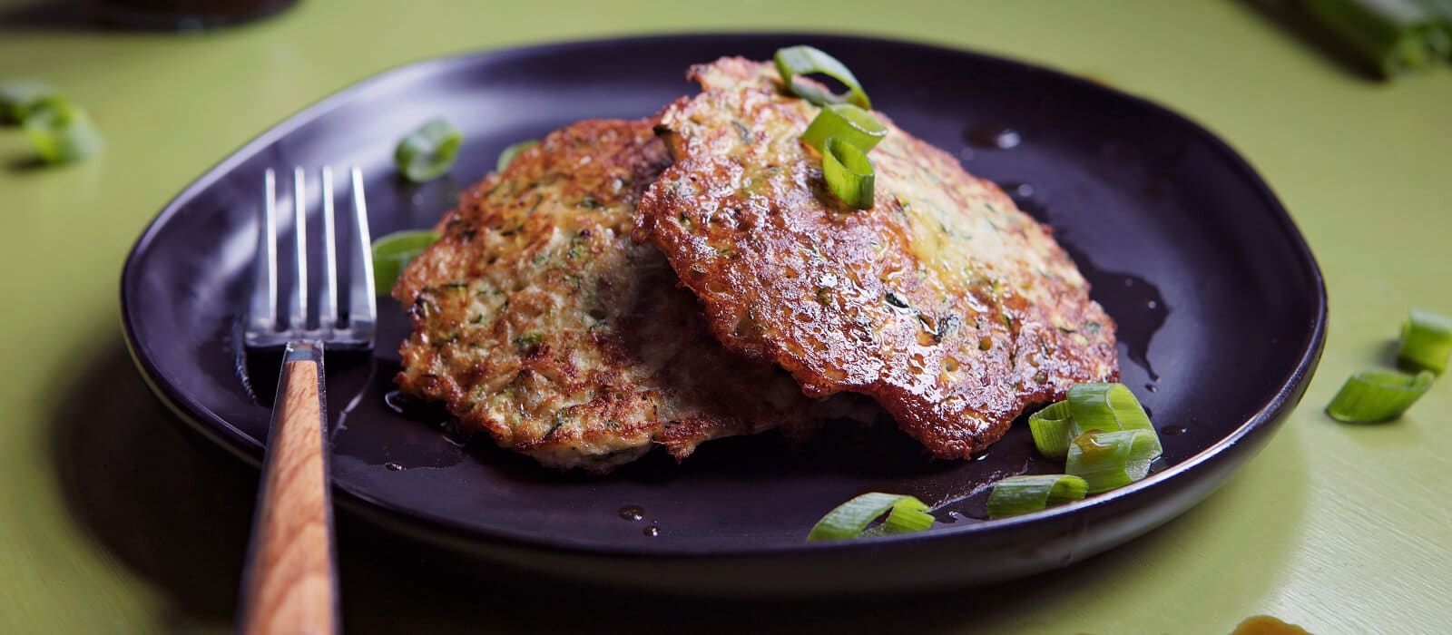 Crispy Asian-Style Zucchini Fritters