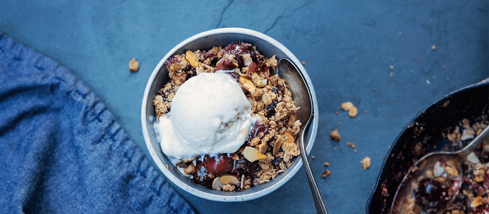 Cherry Almond Crisp