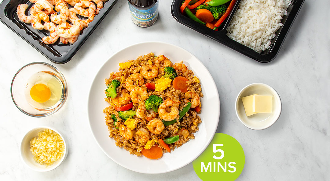 5-Minute Shrimp & Vegetable Fried Rice Recipe